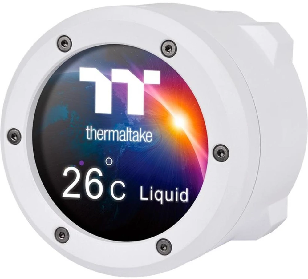 Chłodzenie wodne Thermaltake Thermaltake TH280 V2 Ultra ARGB Sync All-In-One Liquid Cooler Snow Edition, vandens aušinimas (baltas)