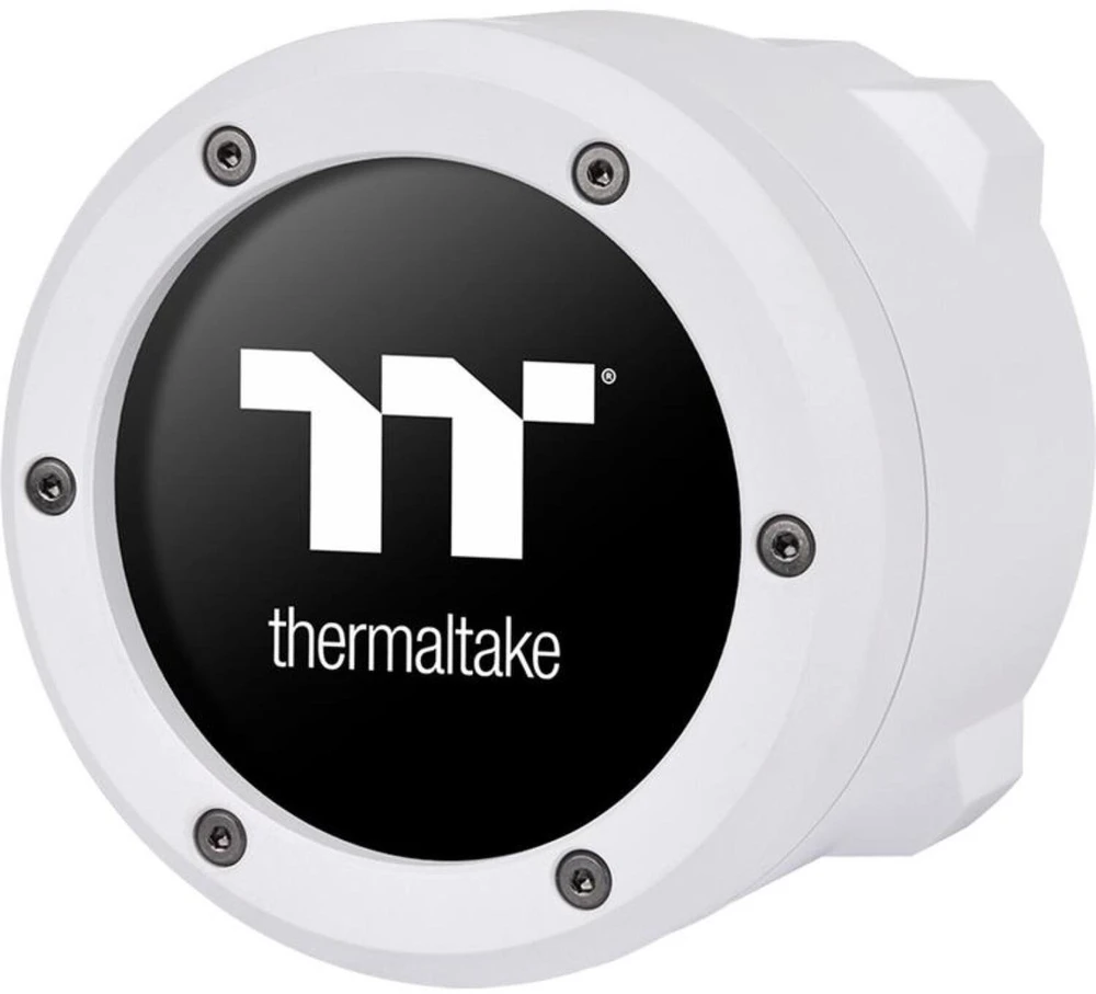 Thermaltake Vandens aušinimas - TH420 V2 Ultra ARGB (3x140mm) varis, 2.1" LCD Snow