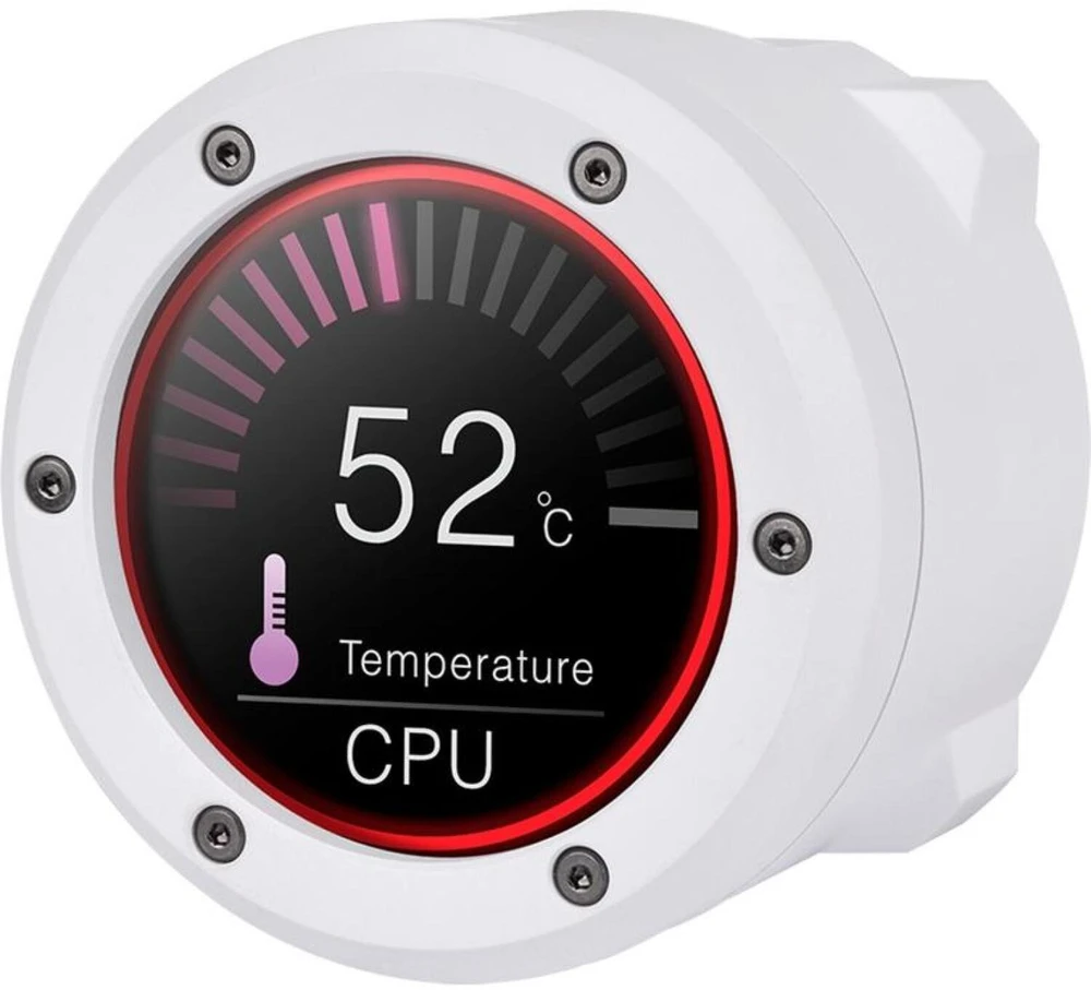 Chłodzenie wodne Thermaltake Thermaltake TH280 V2 Ultra ARGB Sync All-In-One Liquid Cooler Snow Edition, vandens aušinimas (baltas)
