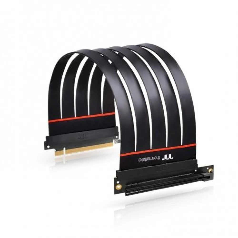 Ilgintuvas (extender)  Thermaltake Riser taśma - TT Premium PCI-E 4.0 x16 Extender - 300mm 90°