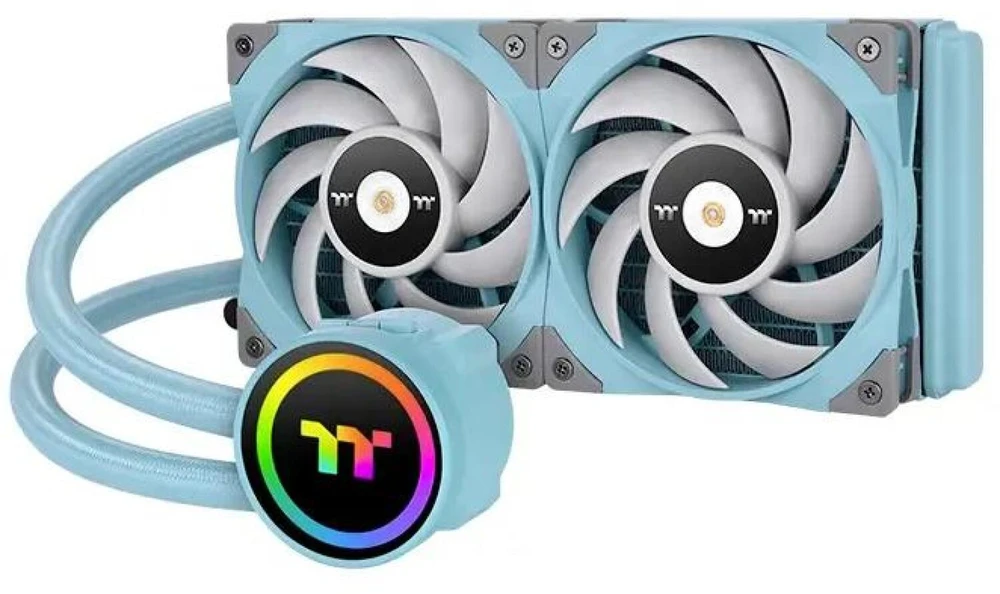 Vandens aušinimas Thermaltake Tuščiaviduriai skysčiai 240 ARGB Sync (CL-W319- PL12TQ- A)