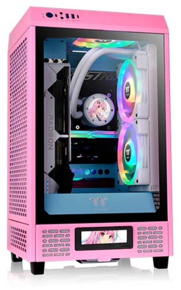 Rožinė Mini Thermaltake The Tower 200 Bubble Rožinė