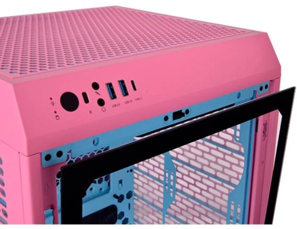 Rožinė Mini Thermaltake The Tower 200 Bubble Rožinė