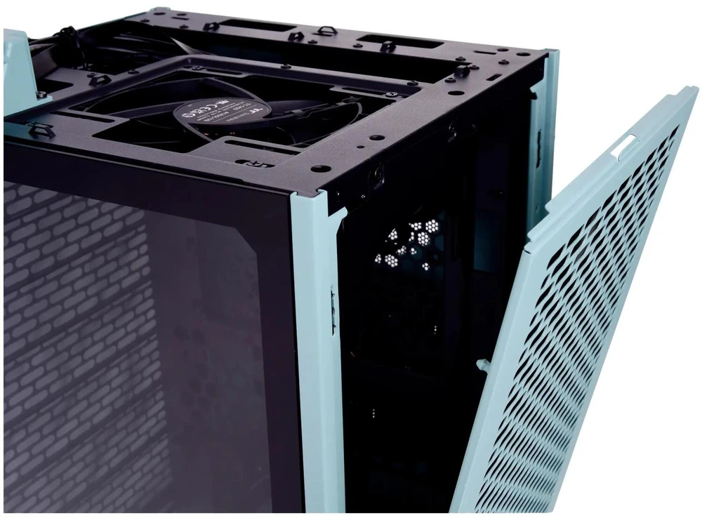 Mini Thermaltake The Tower 200 TG turkio spalvos