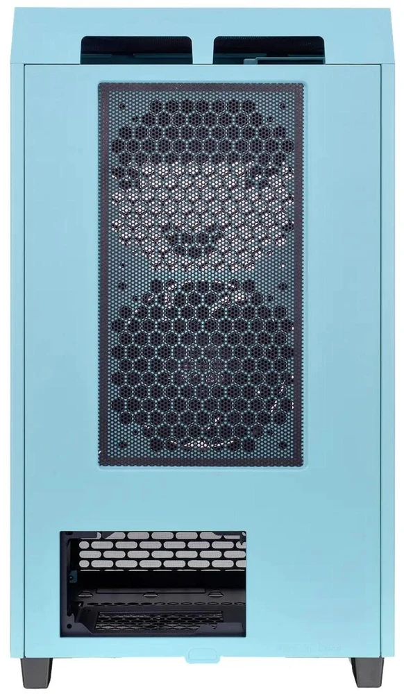 Mini Thermaltake The Tower 200 TG turkio spalvos