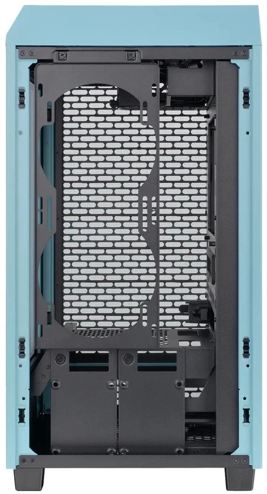 Mini Thermaltake The Tower 200 TG turkio spalvos