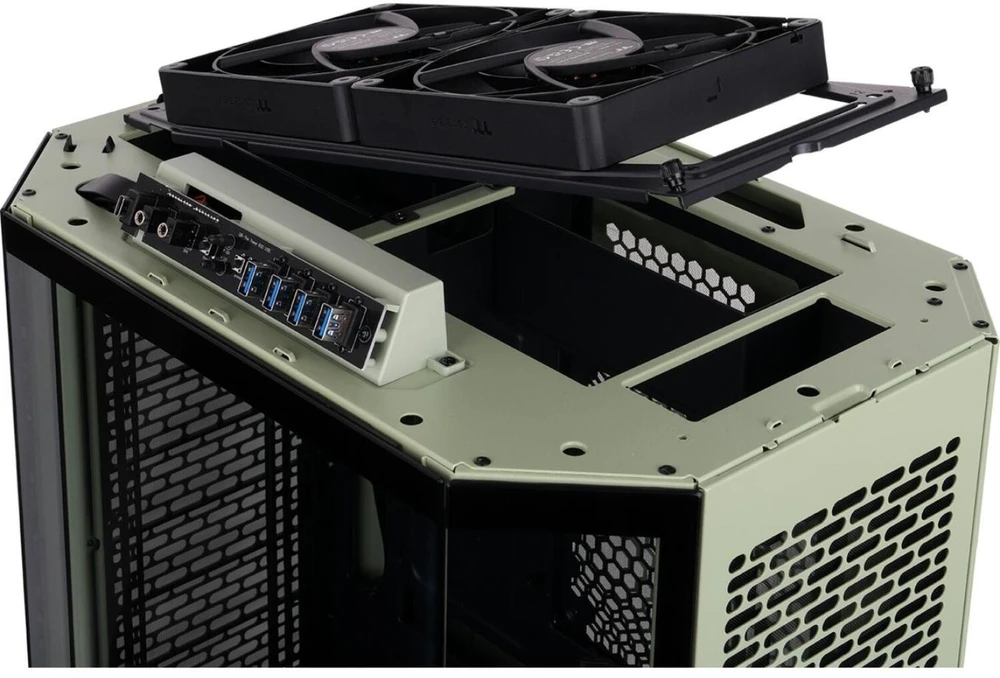 Midi Thermaltake The Tower 600 Matcha Žalias