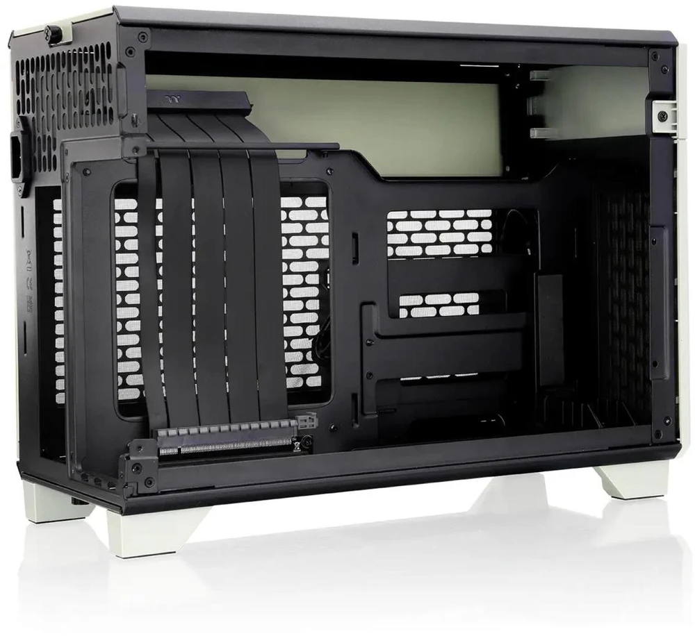 Thermaltake TR100 WS , Tower-case - lightgreen, Wood &amp; Steel