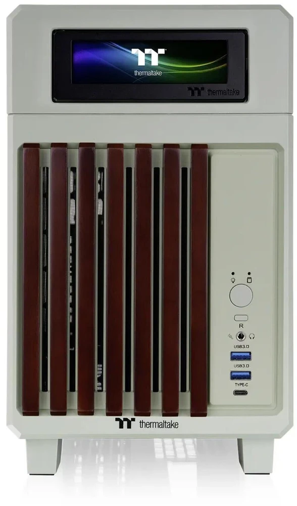Thermaltake TR100 WS , Tower-case - lightgreen, Wood &amp; Steel