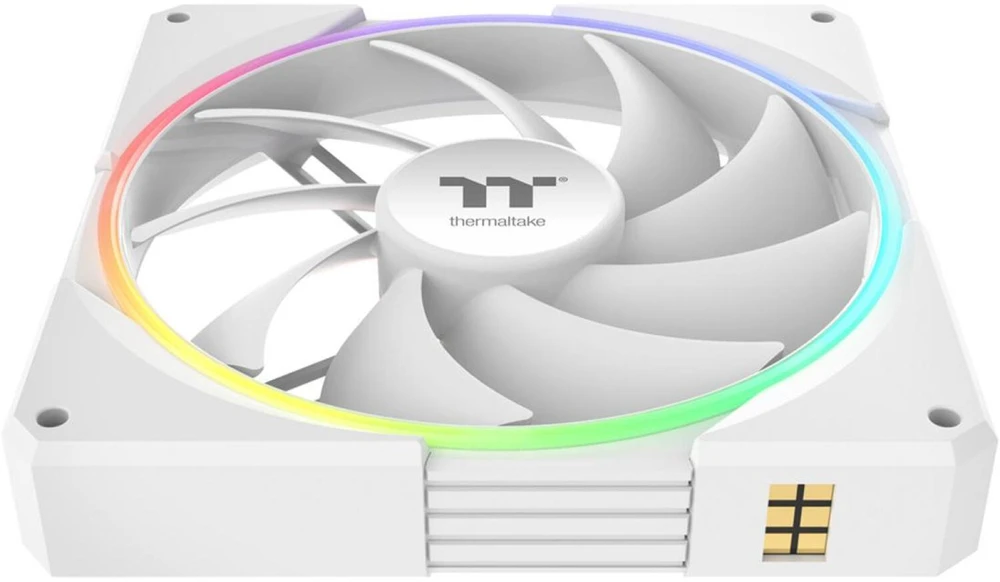 140mm Thermaltake TS140 EX RGB Baltas 3Pack Fan Baltas