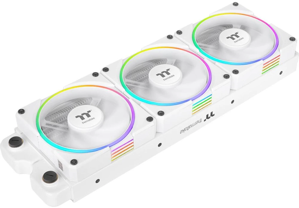 140mm Thermaltake TS140 EX RGB Baltas 3Pack Fan Baltas