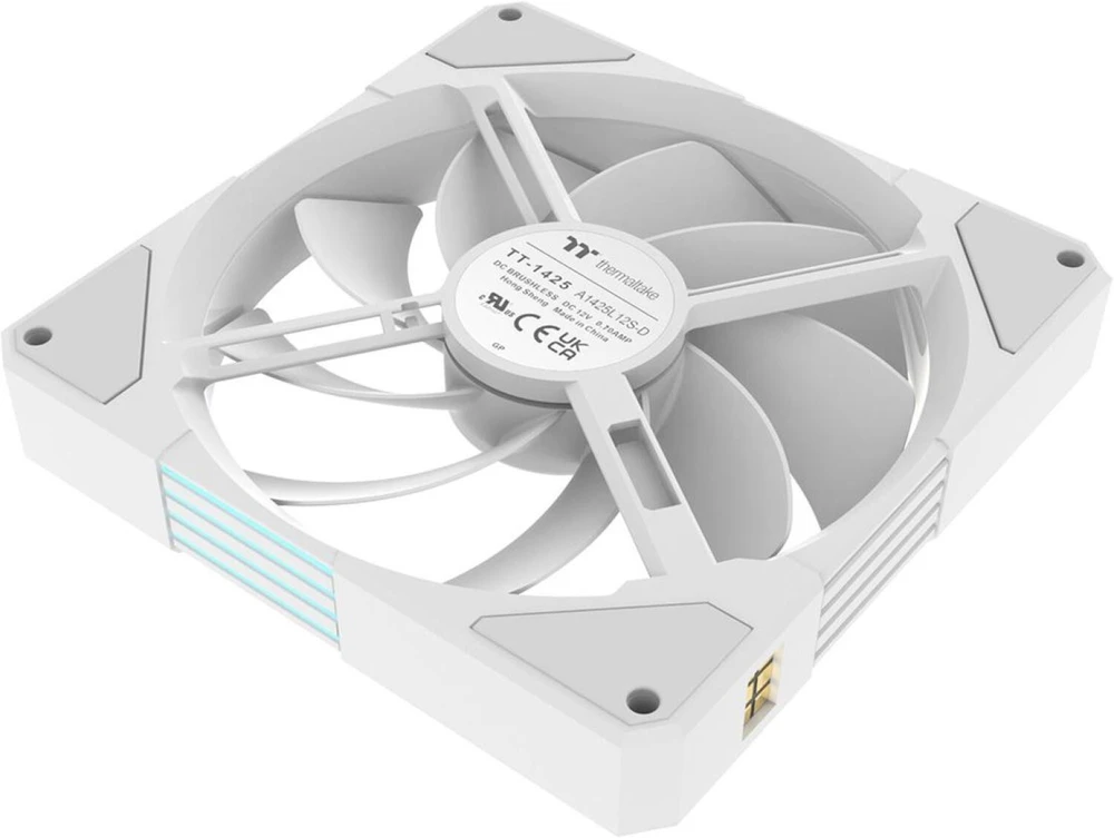 140mm Thermaltake TS140 EX RGB Baltas 3Pack Fan Baltas