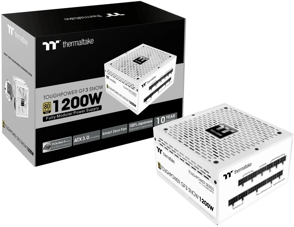 1200 W Thermaltake Toughpower GF3 Snow
