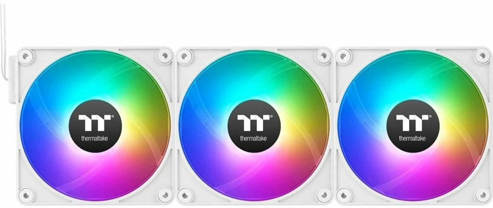Thermaltake Ventiliatorius - CT120 EX ARGB (3x120 mm, PWM, magnetinė jungtis), baltas