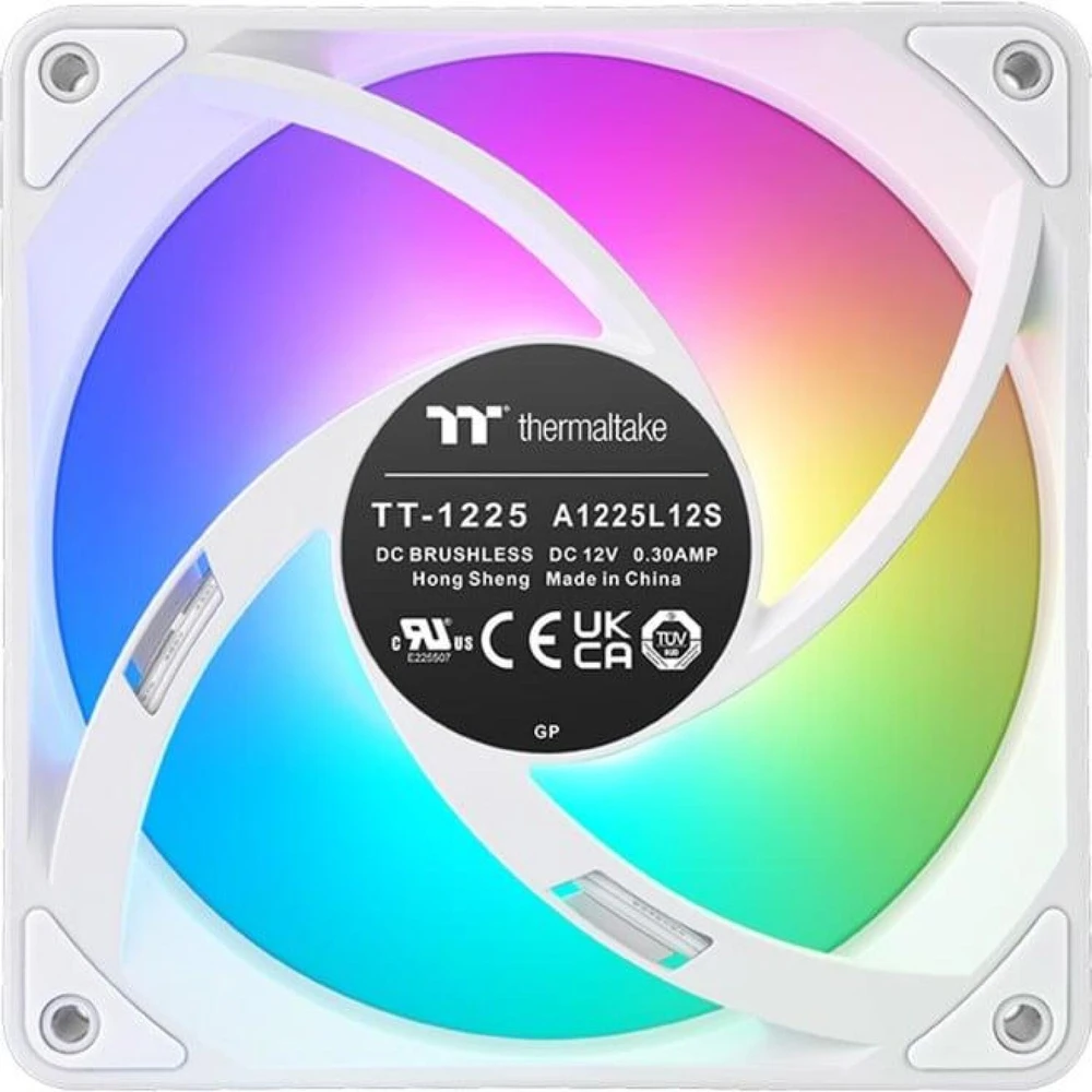 Thermaltake Ventiliatorius - CT120 EX ARGB (3x120 mm, PWM, magnetinė jungtis), baltas