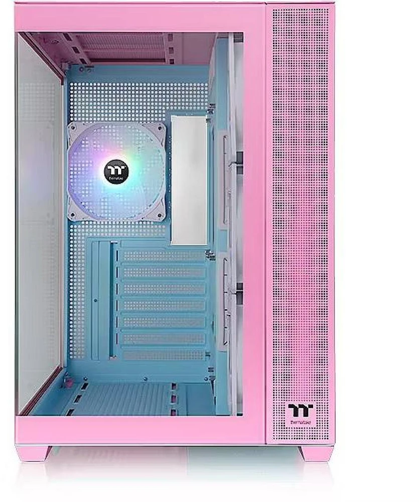 Rožinė Midi Thermaltake View 380 TG ARGB Bubble Rožinė