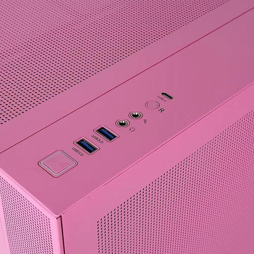 Rožinė Midi Thermaltake View 380 TG ARGB Bubble Rožinė