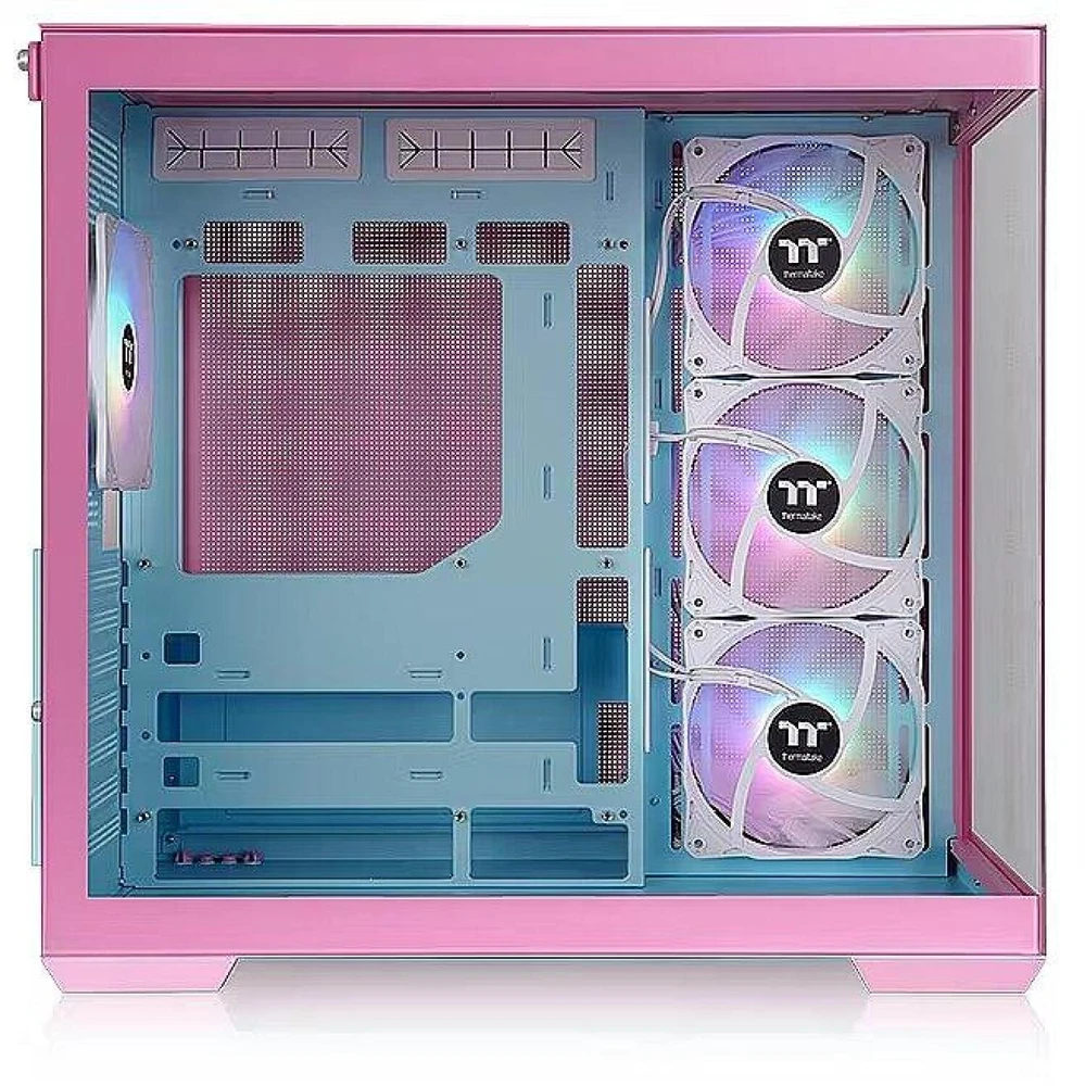 Rožinė Midi Thermaltake View 380 TG ARGB Bubble Rožinė