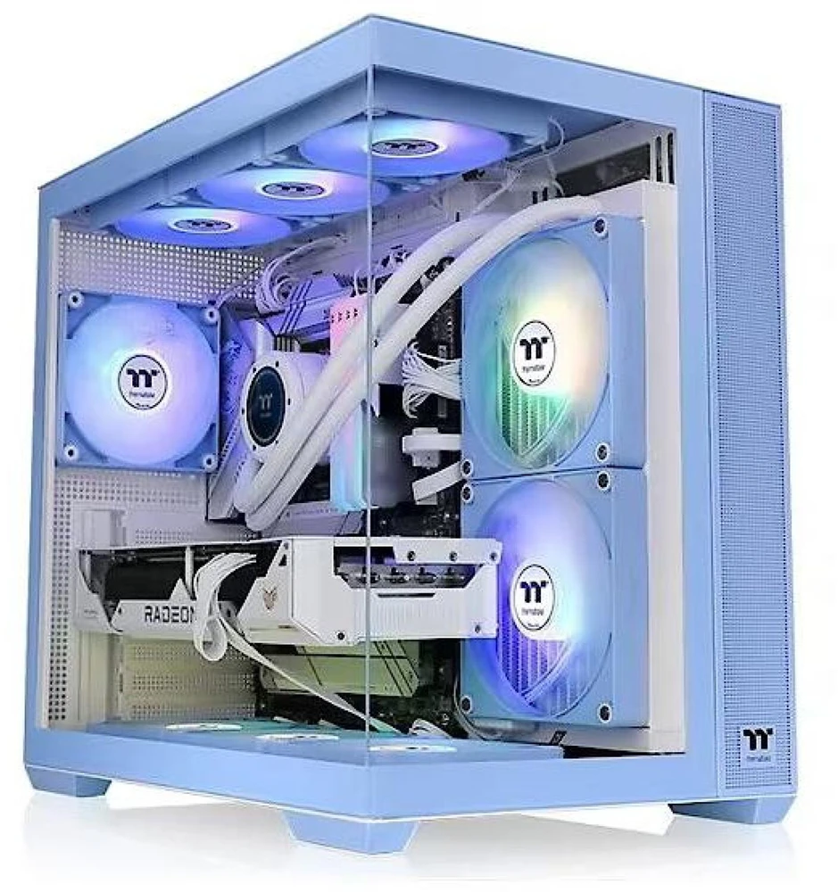 Midi Thermaltake View 380 TG ARGB Hydrangea Mėlyna