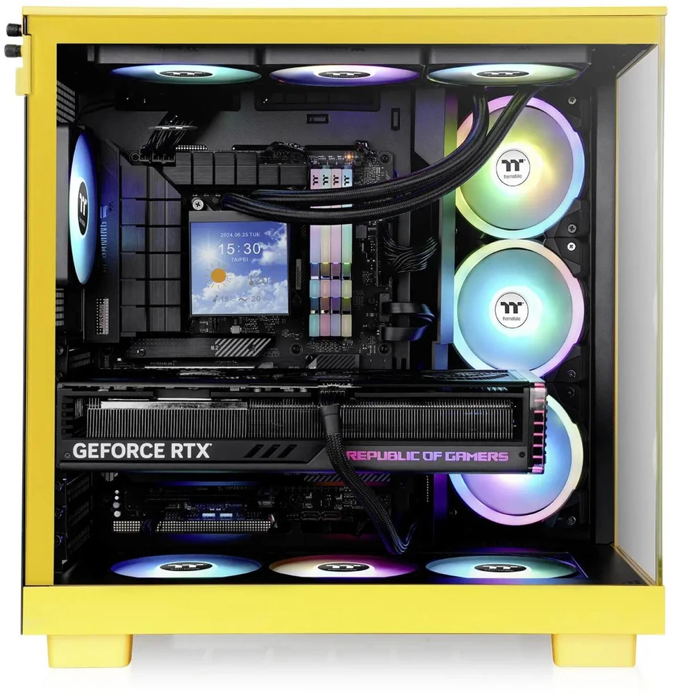 Thermaltake Peržiūrėti 380 XL TG ARGB Bumblebee