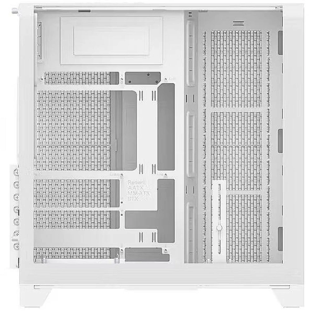 Thermaltake View 390 TG, Tower-case - baltas, Tempered Glass x 2