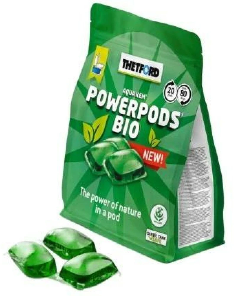Thetford Kapsulės „Aqua Kem PowerPods Bio“, 20 vnt.