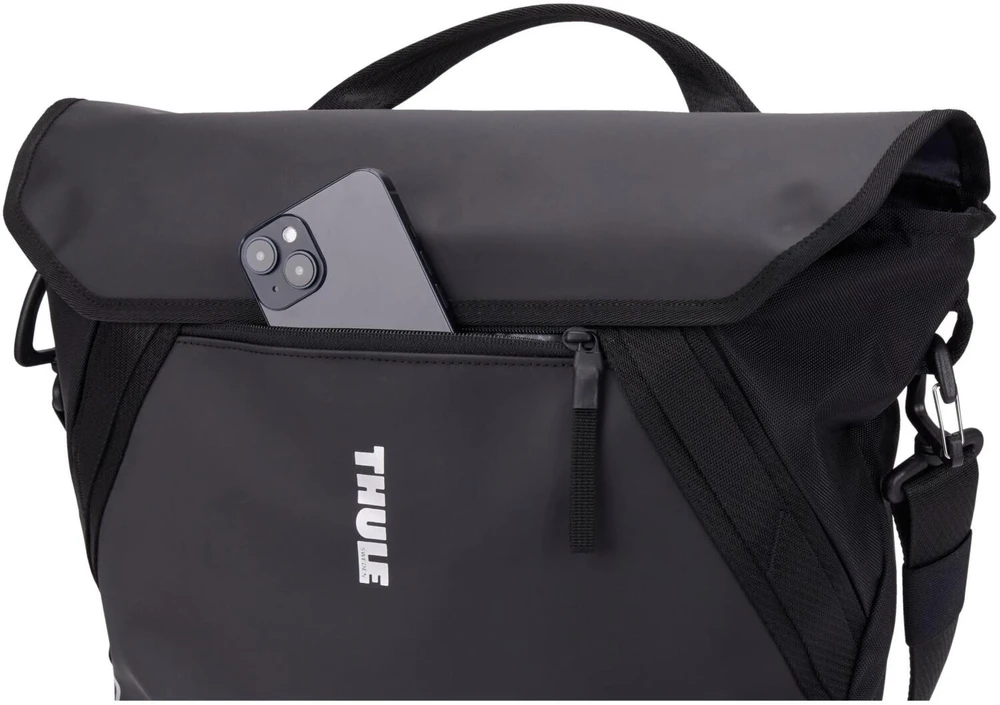 Thule Chasm Courier 22 l dviratinis krepšys su „InLock“, juodas