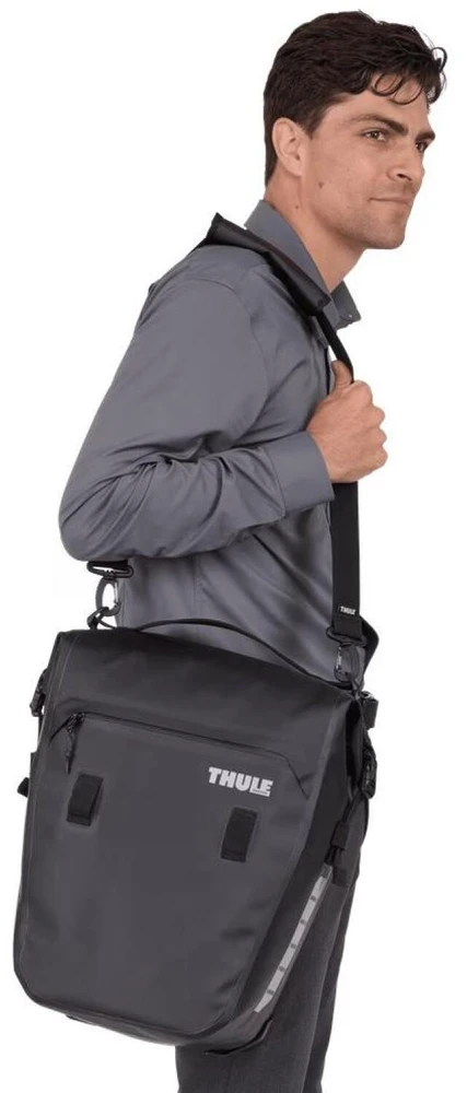 Dviračio bagažinės krepšys Thule Shield Commuter 22 L, juodas