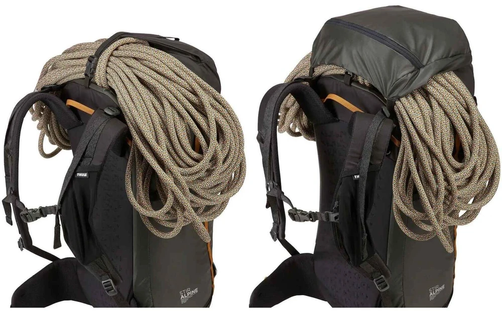 Thule Tulė | Maišykite Alpine, 40L | Pėsčiųjų kuprinės | Obsidianas | Pečių dirželis