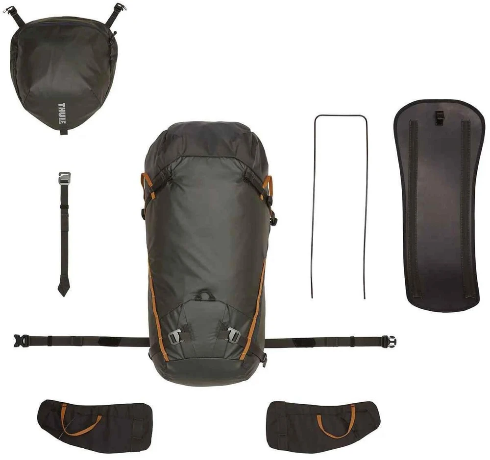 Thule Tulė | Maišykite Alpine, 40L | Pėsčiųjų kuprinės | Obsidianas | Pečių dirželis