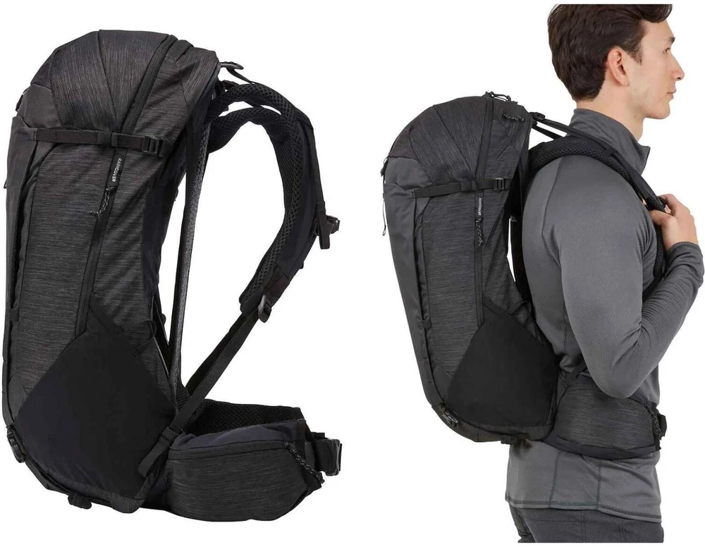 Thule 4503 Topio 30L Mens Backpacking Pack juodos spalvos