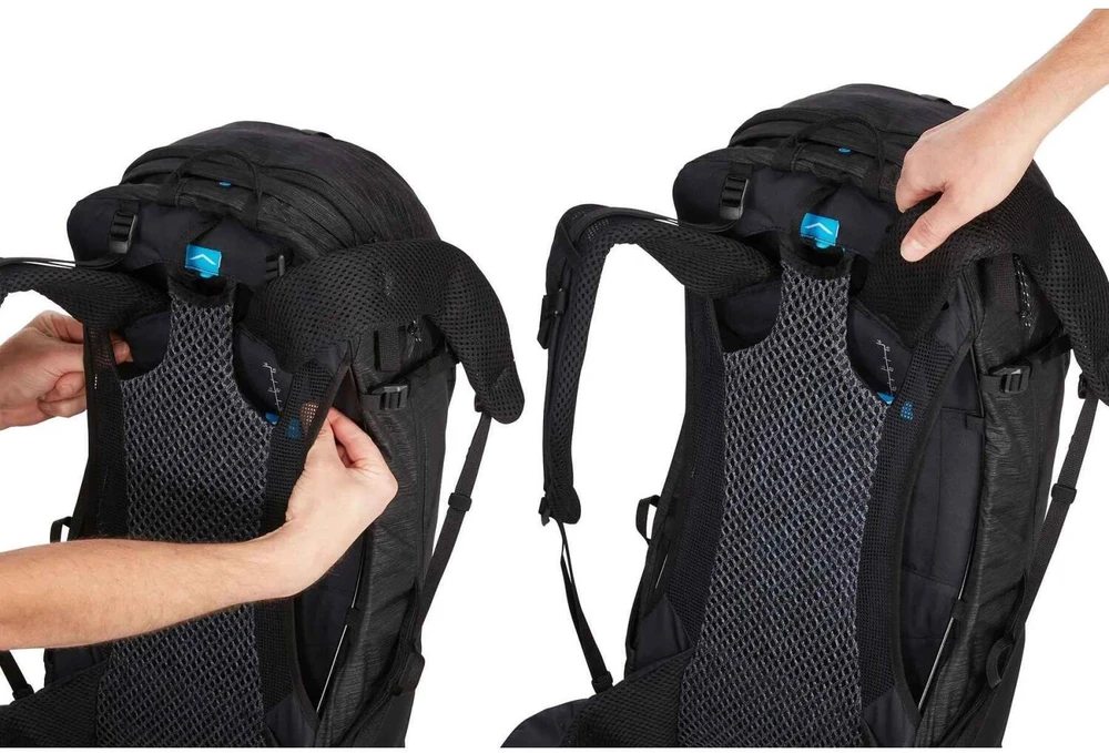 Thule 4503 Topio 30L Mens Backpacking Pack juodos spalvos