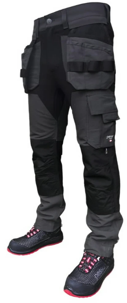 Kelnės Pesso Titan Flexpro, pilkos spalvos, C54 dydis