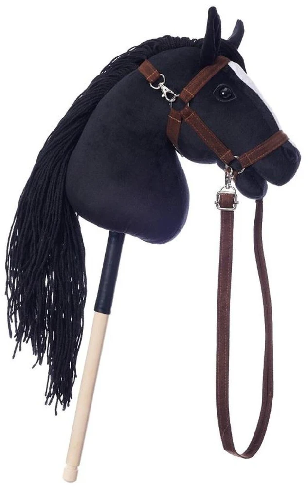 Tootiny Koń na kiju Hobby Horse HOPPIHORSE A3 juoda