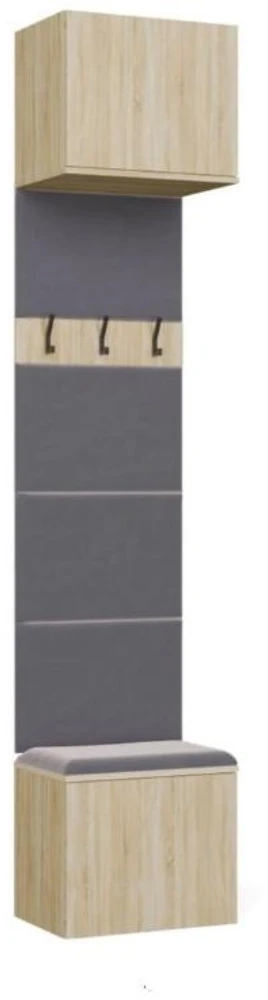 Top E Shop Goodhome Spintos kabykla HAGA 1W Sonoma ąžuolas