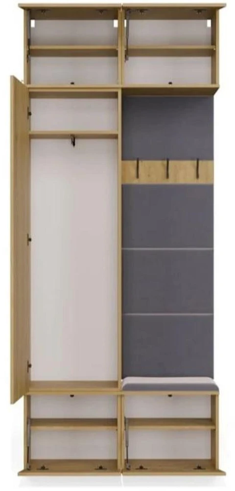 Top E Shop HAGA II 1SZ1W Wardrobe – Artisan Oak