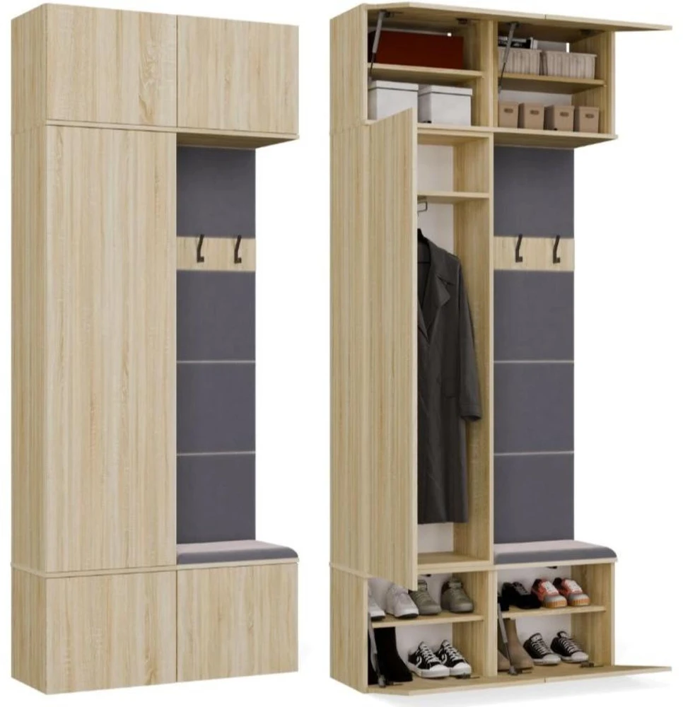 Top E Shop Topeshop Spinta + Kabykla HAGA II/1Sz1W Sonoma Oak