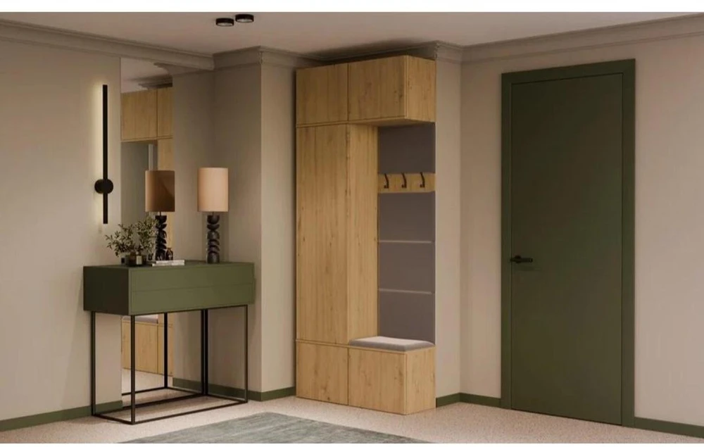 Top E Shop HAGA II 1SZ1W Wardrobe – Artisan Oak