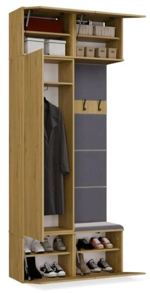 Top E Shop HAGA II 1SZ1W Wardrobe – Artisan Oak
