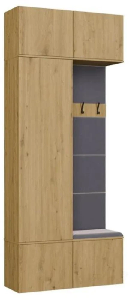 Top E Shop HAGA II 1SZ1W Wardrobe – Artisan Oak