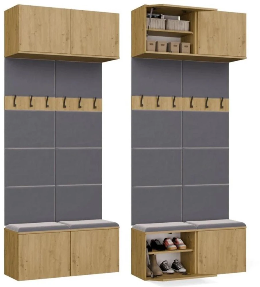 Top E Shop HAGA II 2W Wardrobe – Artisan Oak