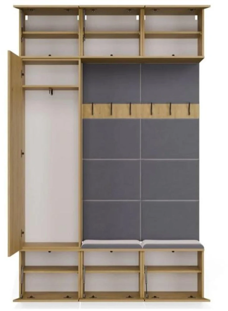 Top E Shop Goodhome HAGA III/1Sz2W Ąžuolas Artisan + 2x Kabykla