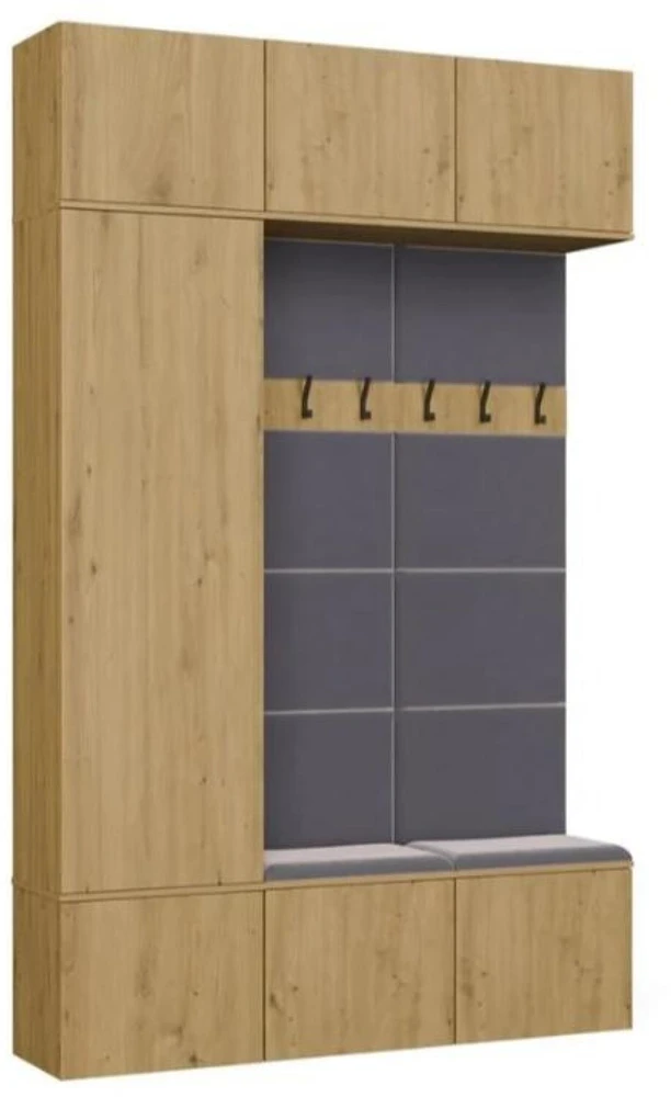 Top E Shop Goodhome HAGA III/1Sz2W Ąžuolas Artisan + 2x Kabykla