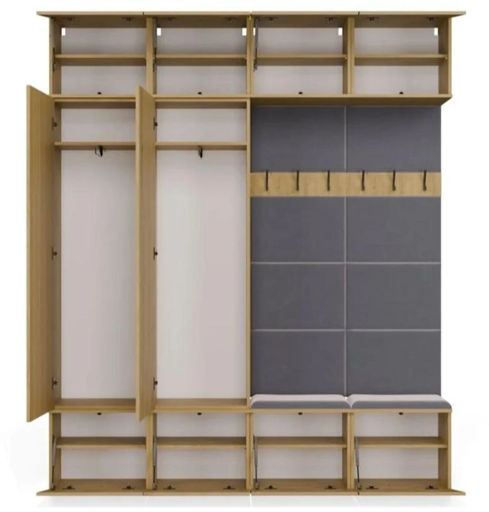 Top E Shop HAGA IV 2SZ2W Wardrobe – Artisan Oak