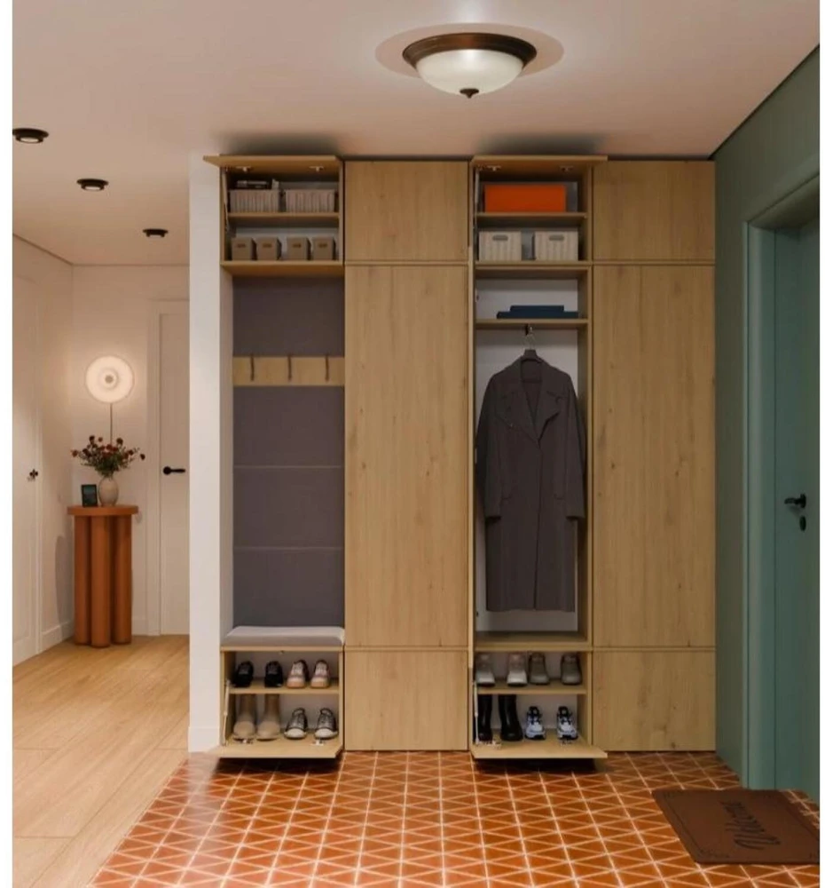 Top E Shop HAGA IV 3SZ1W Wardrobe – Artisan Oak