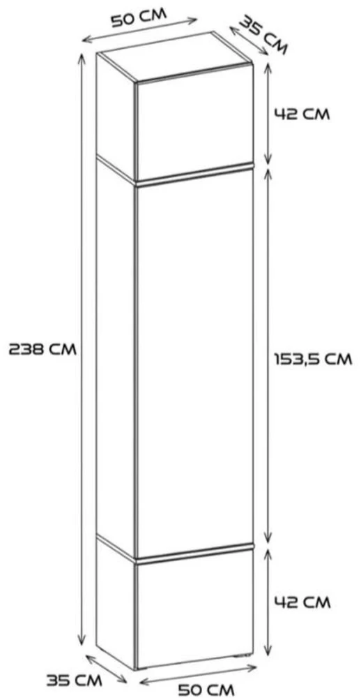 Top E Shop HAGA Wardrobe – Artisan Oak
