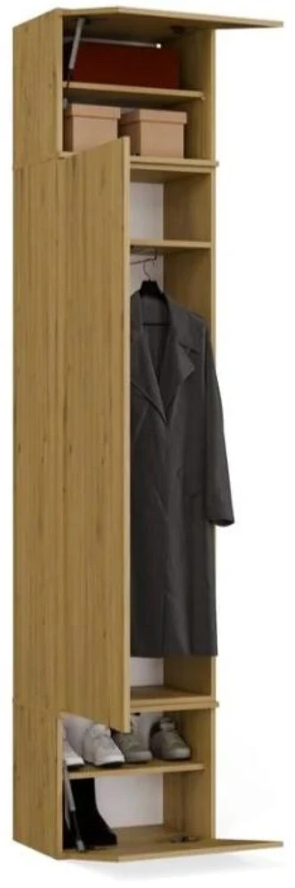 Top E Shop HAGA Wardrobe – Artisan Oak