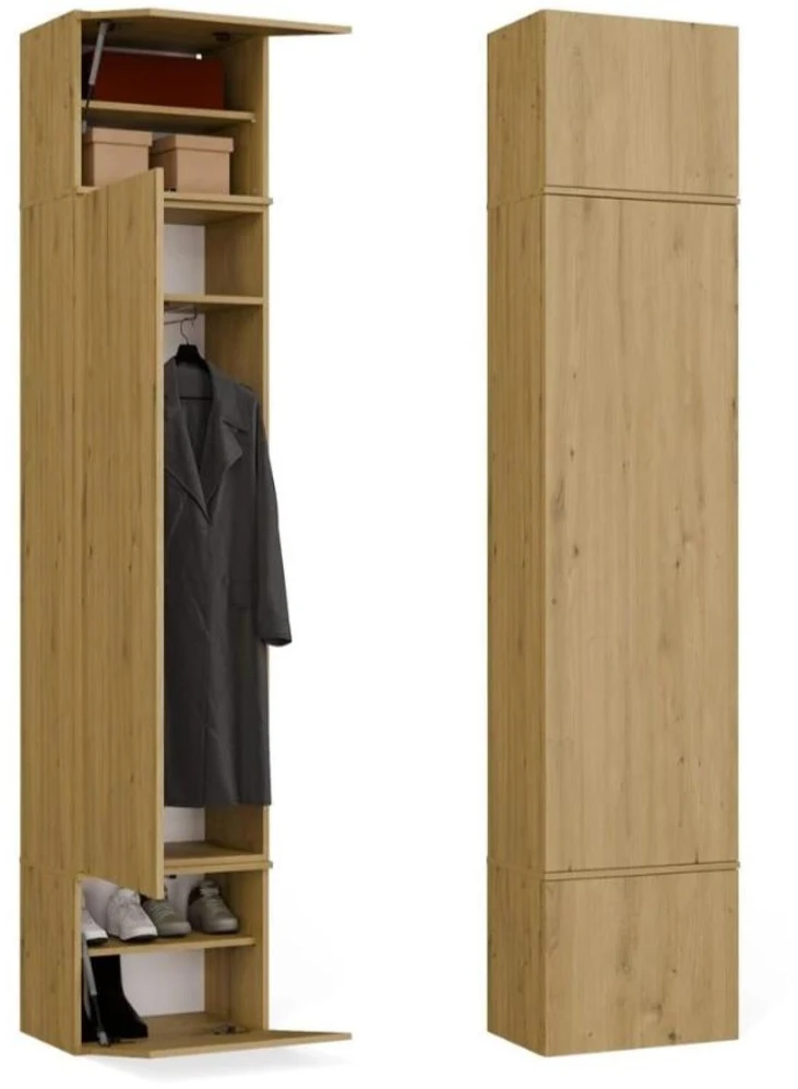 Top E Shop HAGA Wardrobe – Artisan Oak