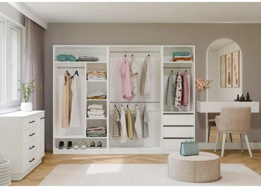 Top E Shop Hurtownia Mebli Baldų didmeninės prekybos spinta OPENO 2W BALTA