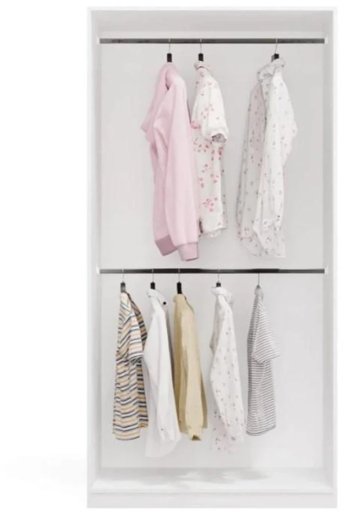 Top E Shop Hurtownia Mebli Baldų didmeninės prekybos spinta OPENO 2W BALTA
